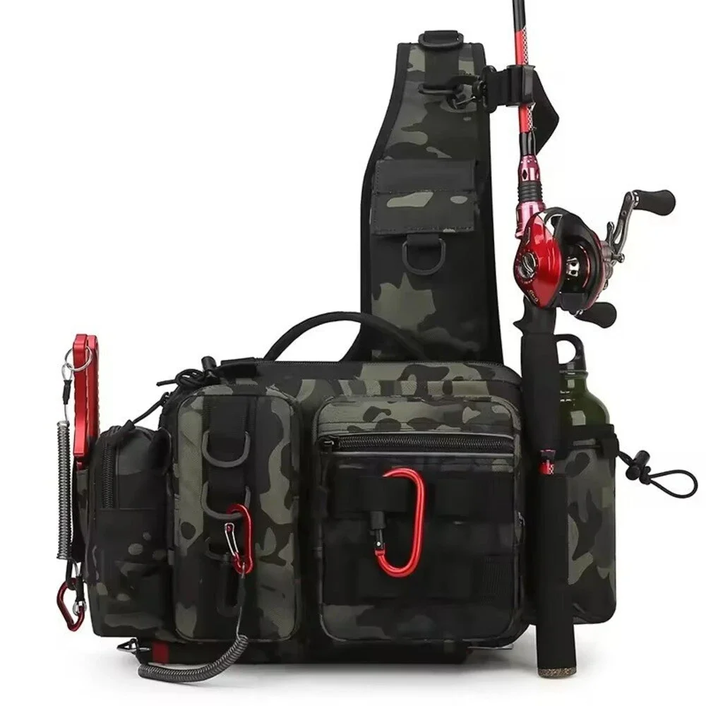 Sling Lure Fishing Tackle Bag Shoulder Pack Case Tackle Waist Fanny Bag